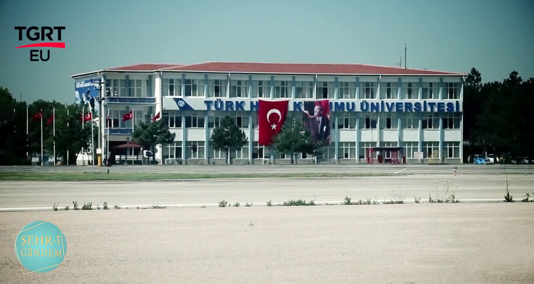 İzmir Havacılık Meslek Yüksekokulumuz TGRT EU Kanalında Şehr-i Gündem Programındaydı